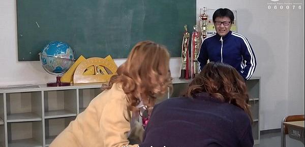  Japanese Schoolgirls CFNM Tease and Denial